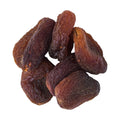 Organic dried apricots, rich orange colour, shown in a pile