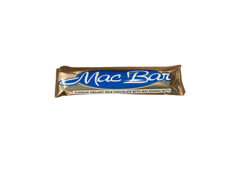 MacBar Organic Milk Chocolate Macadamia Bar