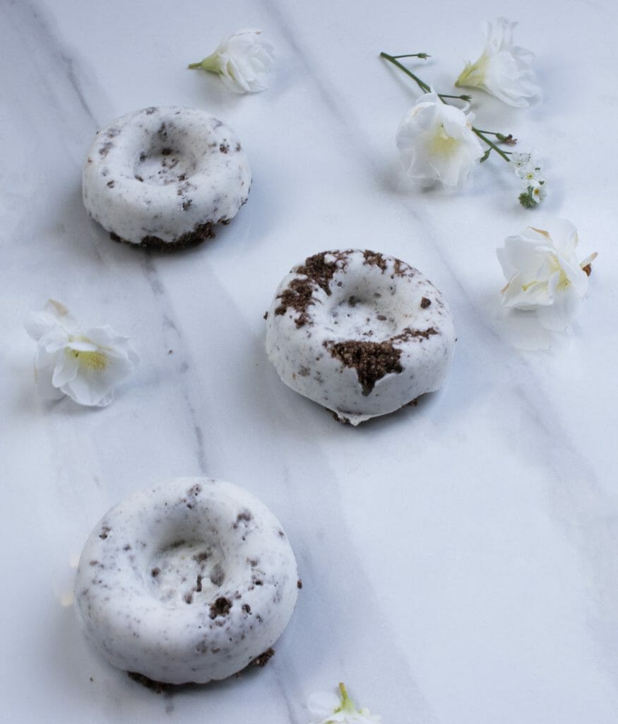 Keto Cookies & Cream Fat Bomb Donut (GF, DF, Paleo & Keto)