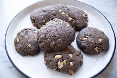 Peanut Brownie Cookies (GF, DF, RSF)