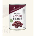 Can of Ceres Organics Organic Adzuki Beans on a light beige background