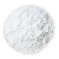 a pile of arrowroot powder on a white background