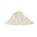 Pile of Brown Rice Flour on a white background