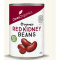 Can of Ceres Organics Organic Red Kidney Beans on a beige background