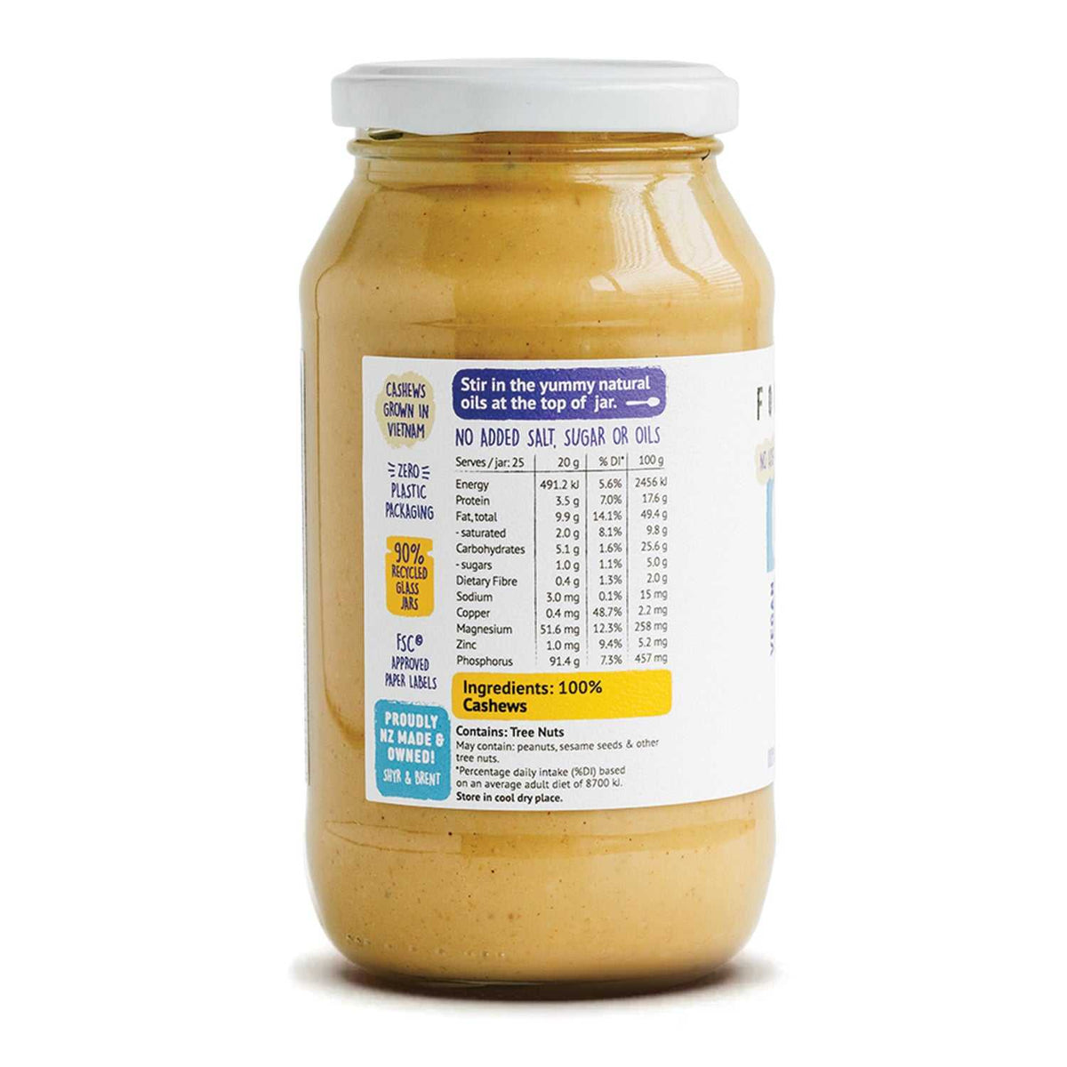 Forty Thieves Cashew Butter