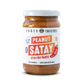 Jar of Forty Thieves Peanut Satay Stir Fry Paste on a white background