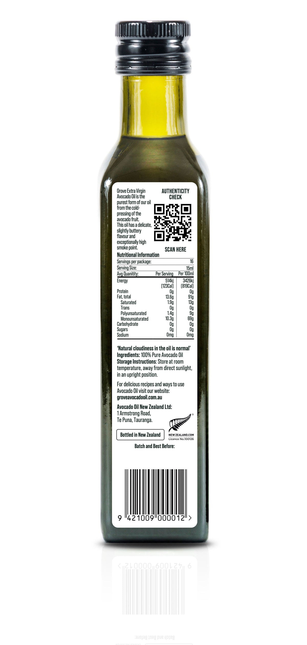 Grove Extra Virgin Avocado Oil 250ml