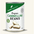 Can of Ceres Organics Organic Cannellini Beans on a white background