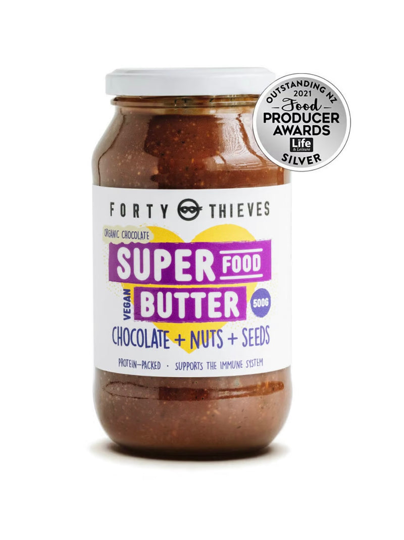 Super Food Vegan Butter Chocolate + Nuts + Seeds