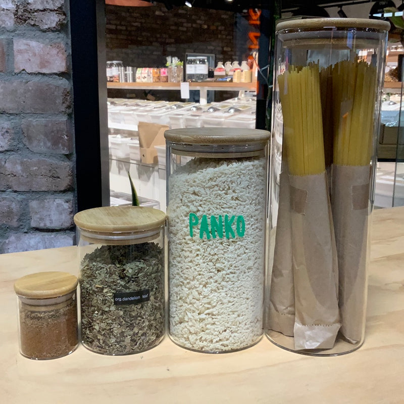 Bamboo Lid Jars